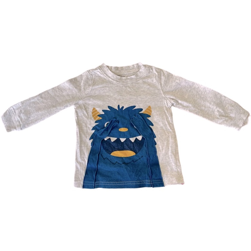 Peek-A-Boo monster shirt for toddler